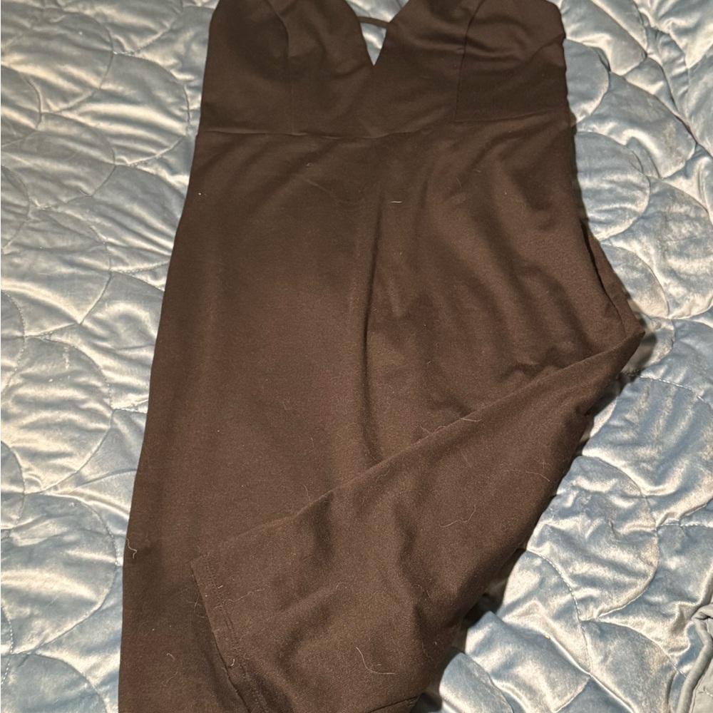 Socialite Elegant Black Strapless Dress